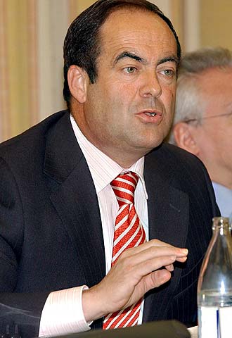 José Bono, ayer en el Congreso.