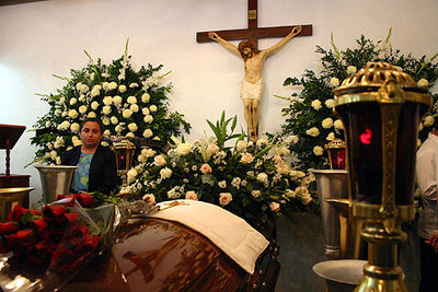 Velatorio de Raúl Gibb, director de  La Opinión  de Poza Rica.