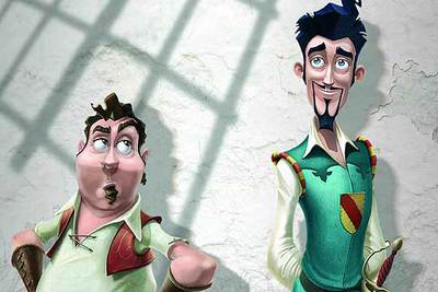 Bocetos del virtual   Donkey Xote.  