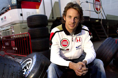 Jenson Button, en el circuito de Montmeló.