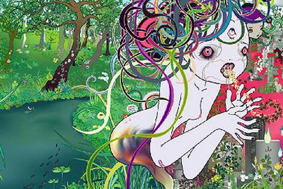  Sublime grave dweller Shinko  ( 2004), de Chiho Aoshima.rnrn CHIHO AOSHIMA