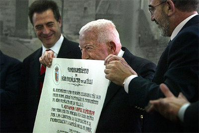 López Raimundo, homenajeado por sus paisanos