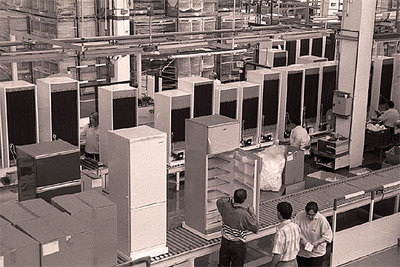 Cadena de montaje de Fagor en Mondragón.