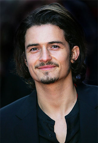 Orlando Bloom, el pasado lunes en el estreno de  El reino de los cielos  en Londres.