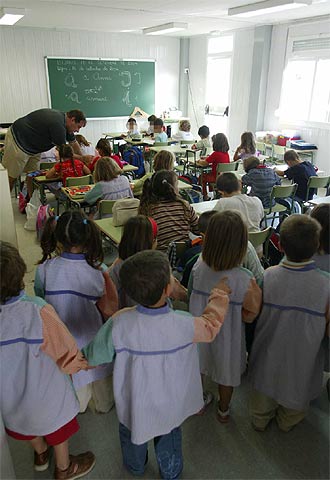 Centro de infantil y primaria Joana d'Empuries, en Girona.