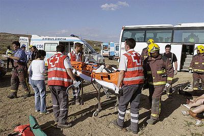 ACCIDENTE DE AUTOBÚS EN LLEIDA
