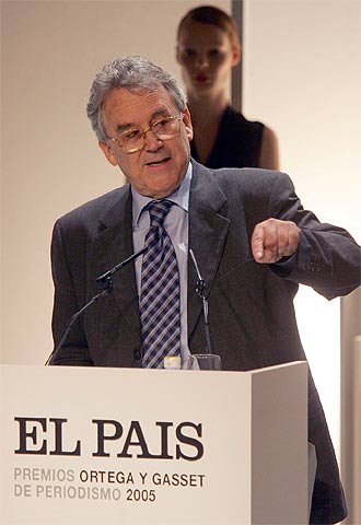 El historiador Santos Juliá, en su intervención de ayer.