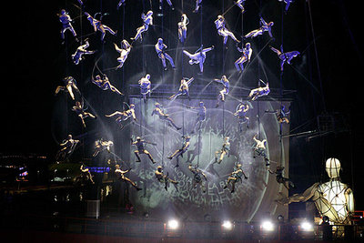 Imagen de una producción de La Fura dels Baus que incorporará a su próximo montaje,  Órgano de luz. 