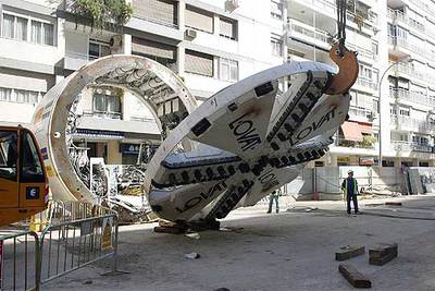 Comienza el montaje de la tuneladora para la línea 1 del metro sevillano