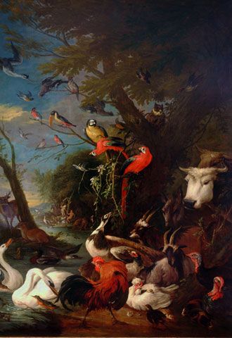 El óleo  Paraíso terrenal,  de Adrian de Gryef.