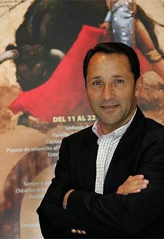 César Rincón, ayer en Madrid.