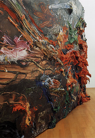 Fragmento de 'From altered painting to paintants' (2004), de Marcaccio.