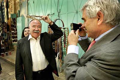 Carod y Maragall se divierten en Jerusalén