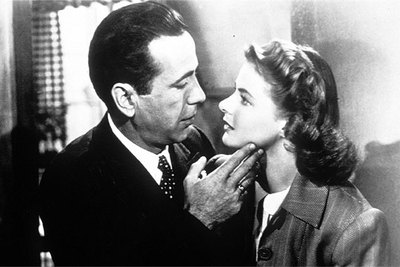 Ingrid Bergman y Humphrey Bogart, en  Casablanca .