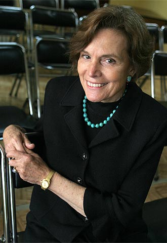 La exploradora Sylvia Earle, fotografiada durante su visita en Madrid.