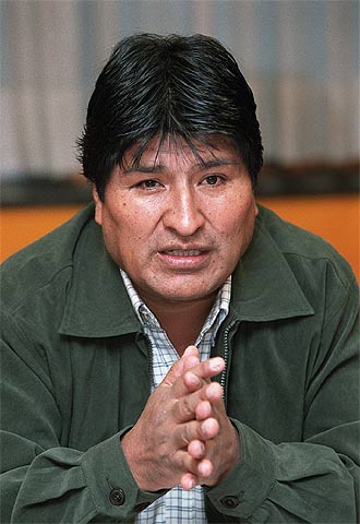 Evo Morales.