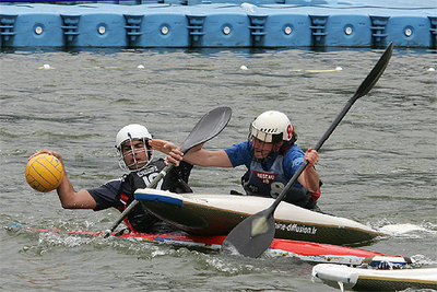 Waterpolo en Kayak