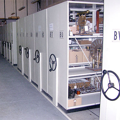 Almacenes del Museo Nacional de Ciencia y Tecnología.