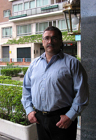 Peter Mertens, en Madrid.