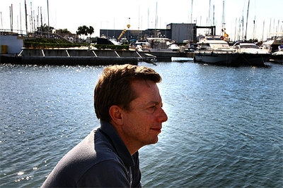 Manolo Ruiz de Elvira, en el Club Náutico de Valencia.