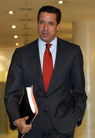 Eduardo Zaplana, portavoz del PP en el Congreso.