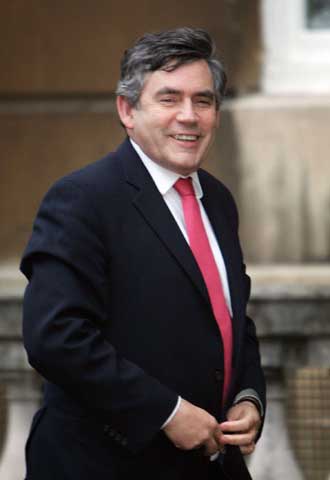 El ministro del Tesoro de Reino Unido, Gordon Brown.