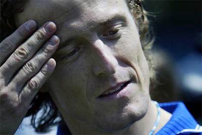 Sete Gibernau, durante la entrevista, en Montmeló.