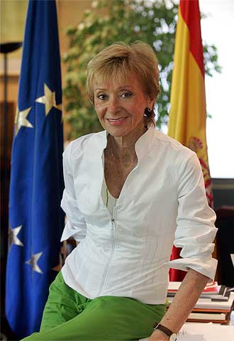 La vicepresidenta Fernández de la Vega.