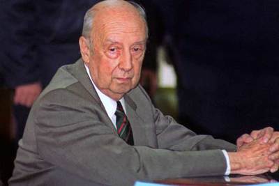 Suárez Mason, durante una comparecencia judicial en junio de 2004.