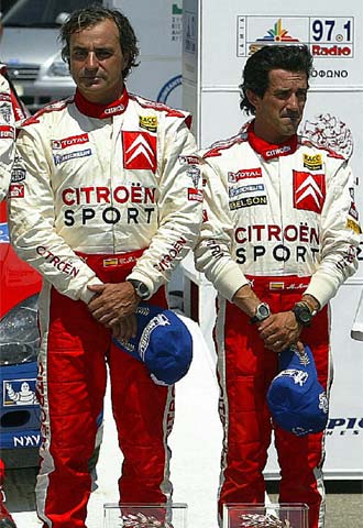 Sainz, ayer en el podio.