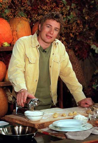 El  chef  británico Jamie Oliver en una imagen de su serie.