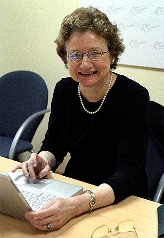 Katherine A. High, en el hospital Vall d'Hebron.