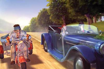 Fotograma de la película de animación  Sueño de una noche de San Juan. 