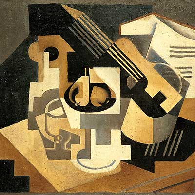 'Guitarra y frutero' (1918), de Juan Gris.