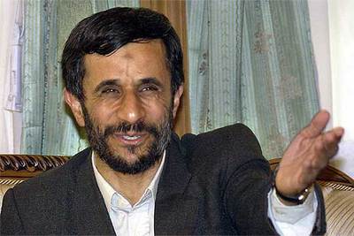 El presidente electo de Irán, Mahmud Ahmadineyad.
