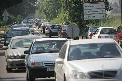 TRÁFICO Y RETENCIONES PARA IR A LA PLAYA
