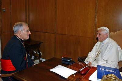 ROUCO LE DICE AL PAPA QUE LA LEY "NIEGA LA RAZÓN HUMANA".