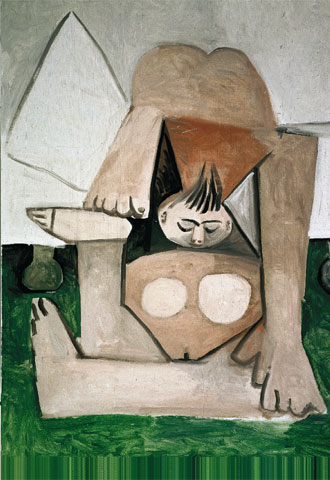  Desnudo sobre un diván  (1960), de Pablo Picasso, del Museo Rufino Tamayo.