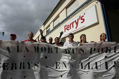 Los empleados de Ferry's se movilizan