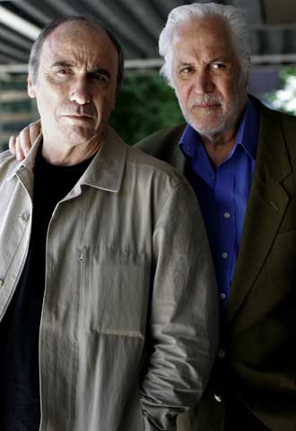 Eduardo Mignogna (a la izquierda) y Federico Luppi.