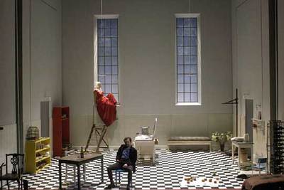 Escena de la ópera  Julie,  de Philippe Boesmans, en el Festival de Aix-en-Provence.