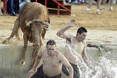 Vaquillas y chapuzones