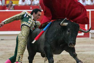 El Cid, en su primer toro.