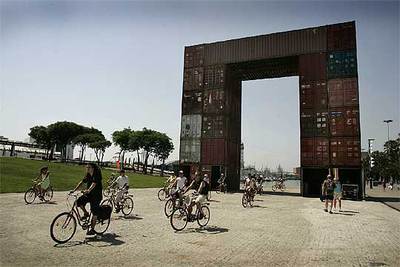 Un arco del triunfo de las artes