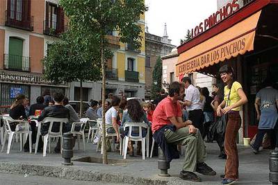 Terraza madrileña.