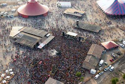 Imagen del festival de Los Monegros.
