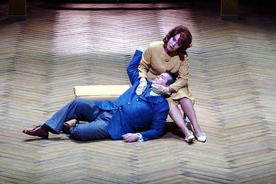 Nina Stemme y Robert Dean Smith, en el  Tristán  de Bayreuth.