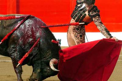 Miguel Abellán, con el primero de su lote.