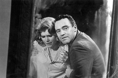 Lee Remick y Jack Lemmon, en un fotograma de  Días de vino y rosas.rnrn 