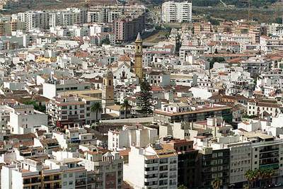 Vista aérea de Estepona.